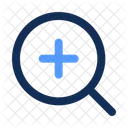 Zoom In Magnifying Glass Loupe Icon