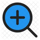 Zoom In Magnifying Glass Loupe Icon