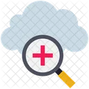 Cloud Computing Magnifier Icon