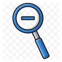 Zoom Out Magnifier Search Icon