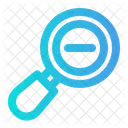 Zoom Out Magnifying Glass Icon