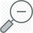 Zoom Out Search Magnifying Glass Icon