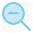 Zoom Out Magnifier Basic Icon