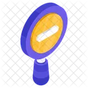 Zoom Out Magnifier Magnifying Glass Icon