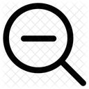 Interface Edit Zoom Out Glass Magnifying Out Reduce Zoom Icon