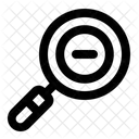 Zoom Out Magnifying Glass Search Icon