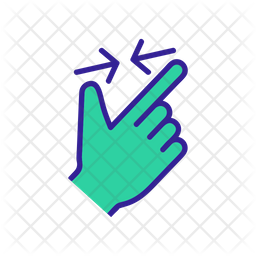 Zoom Out Scroll Touch Icon Of Colored Outline Style Available In Svg Png Eps Ai Icon Fonts