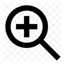 Loupe Grossissant Maximiser Icône
