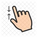 Zoom Out Gesture Icon