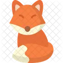 Fox Animal Salvaje Canino Icono