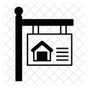 Zu verkaufen Schild  Symbol