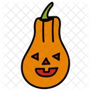 Zucca Di Halloween Zucca Intagliata Zucca Spaventosa Icon