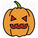 Zucca Di Halloween Zucca Intagliata Zucca Spaventosa Icon