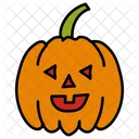 Zucca Di Halloween Zucca Intagliata Zucca Spaventosa Icon