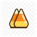 Sussigkeiten Mais Candycorn Symbol