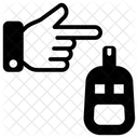Glucometer Zuckertest Glukoseuberwachung Symbol