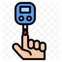 Zuckertest Diabetestest Bluttest Icon