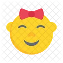 Emoji Zufrieden Kind Symbol