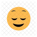 Zufrieden Emoji Emoticons Symbol