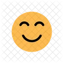 Zufrieden Emoji Emoticons Symbol