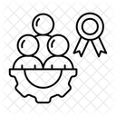 Zugang zu Experten  Symbol