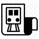 Zugdokument Zuginformationen Zugpapier Symbol
