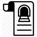 Zugdokument Zuginformationen Zugpapier Symbol