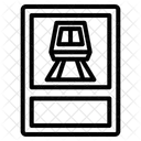 Zugdokument Zuginformationen Zugpapier Symbol