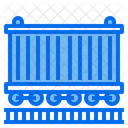 Logistik Paketbox Eisenbahn Symbol