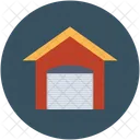 Haus Garage Parkplatz Icon