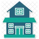 Zuhause Neonschilder Haus Icon