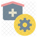 Zuhause Gesundheit Pflege Symbol