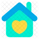 Haus Liebe Herz Symbol