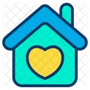 Haus Liebe Herz Symbol