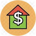 Zuhause Bank Handel Symbol