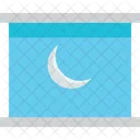 Zuhause Mit Mond Mond Haus Symbol