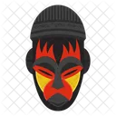 Zulu Mask Tribal Mask Cultural Mask Icon