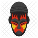 Zulu Maske Stammesmaske Kulturmaske Symbol