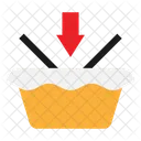 Einkaufen Korb In Den Einkaufswagen Legen Symbol