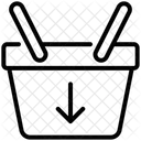 Korb Wagen Unten Symbol