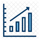 Zunehmend Grafik Diagramm Symbol