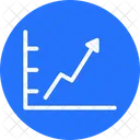 Zunehmende Grafik Analyse Grafik Symbol