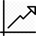 Zunehmendes Diagramm  Symbol