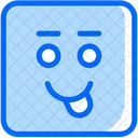 Zunge Emoji Gesicht Icon