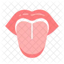 Zunge Mund Lippen Icon