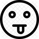 Zunge Fest Raus Symbol