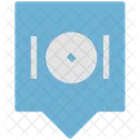 Kartieren Pin Essen Symbol