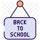 Zuruck Zur Schule Schule Bildung Symbol
