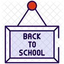 Zuruck Zur Schule Schule Bildung Symbol
