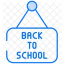 Zurück zur Schule  Symbol